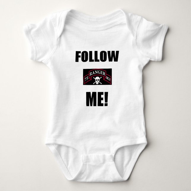75. Förster-Regiment Baby Strampler (Vorderseite)
