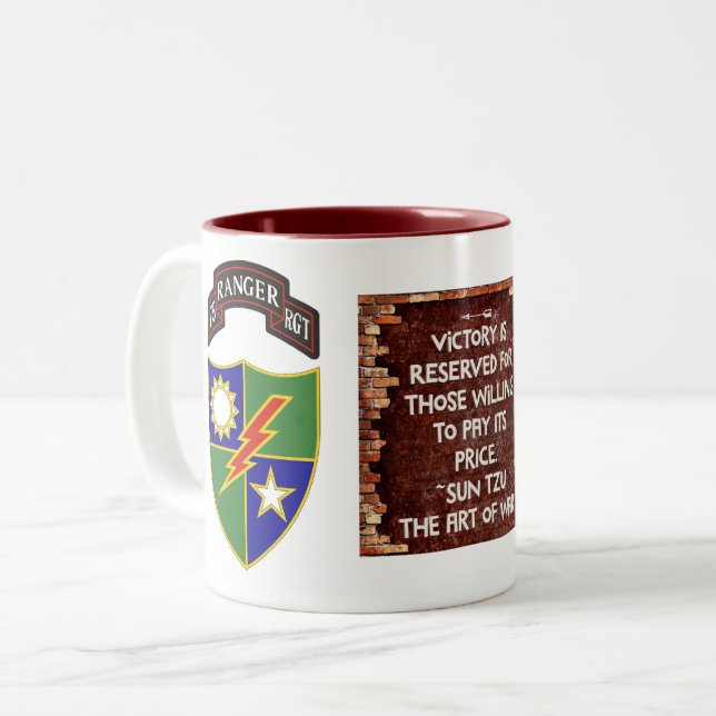 75. Förster-Regiment - Sieg-Tasse Zweifarbige Tasse (Vorderseite Links)