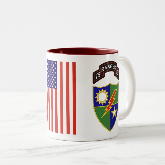 75. Förster-Regiment Zwei-Ton Tasse (VorderseiteRechts)