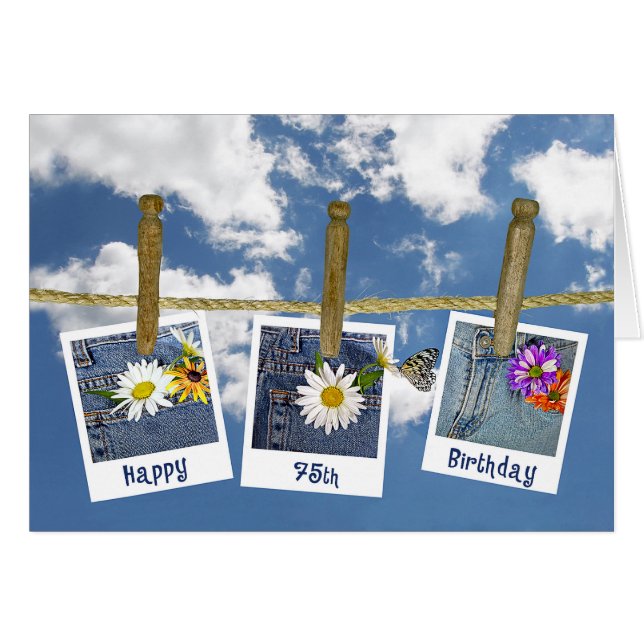 75. Geburtstag (Vorderseite (Horizontal))