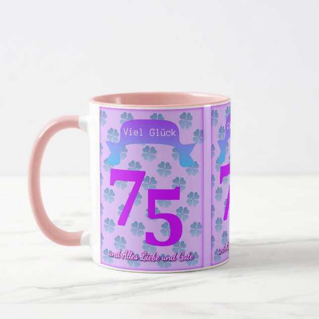 75. Geburtstag Deutsche Tasse (Links)