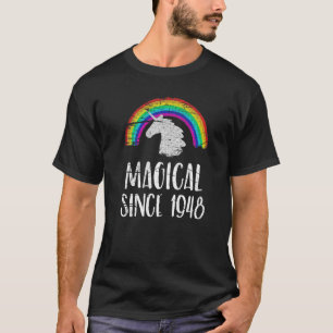 75. Geburtstag Einhorn Dab Phantastisch seit 1948 T-Shirt