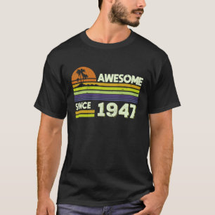 75. Geburtstag Männer Frauen Phantastisch seit 194 T-Shirt