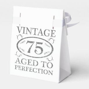 75. Geburtstag Vintag Geschenkschachtel