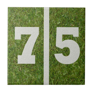 75. Geburtstags-Fußball-kundengerechte Fliese