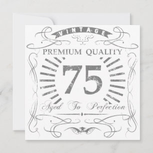 75. Geburtstags-Gag-Geschenk Karte