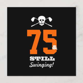 75. Geburtstags-Party-Golf - noch schwingend! Einladung