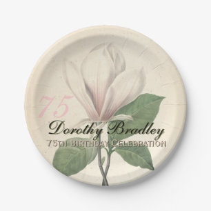 75. Geburtstags-Party-Vintage Pappteller