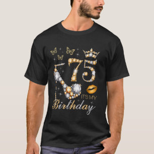 75. Geburtstagsfeier 75 Jahre alt 75. Geburtstag T-Shirt