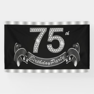 75. Geburtstagsfeier Banner