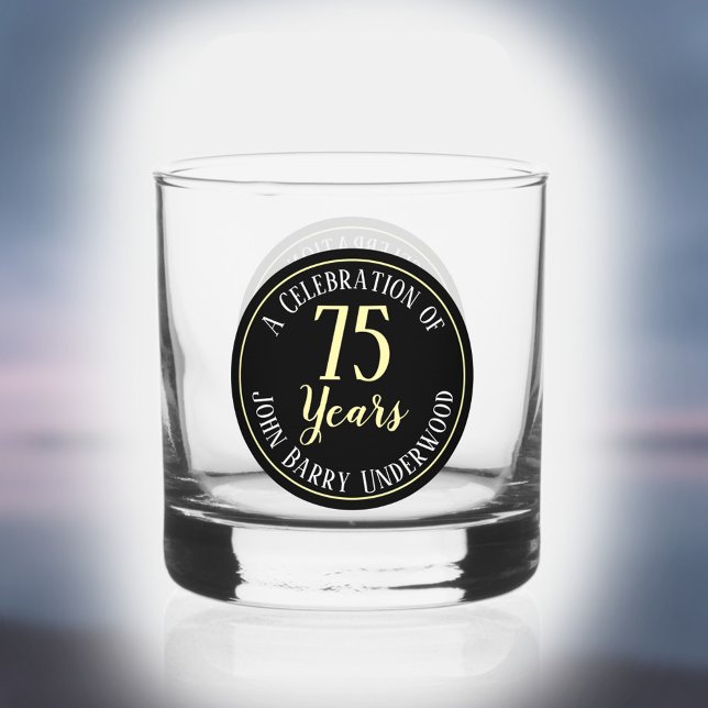 75. Geburtstagsfeier Whiskyglas (Von Creator hochgeladen)