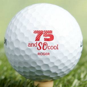 75. Geburtstagsgeschenk für Opa SO Cool Benutzerde Golfball