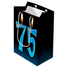 75. Geburtstagskandale Mittlere Geschenktasche Geschenktüte