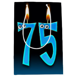 75. Geburtstagskandale Mittlere Geschenktasche Geschenktüte