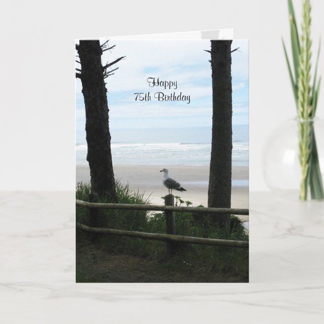75. Geburtstagskarten Karte (Vorderseite)
