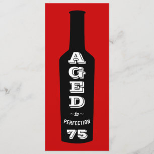 75. Geburtstagsparty Einladung im Alter zur Perfek