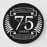 75. Hochzeit JAHRESTAG DIAMOND GOLD