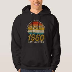 75 Jahre alt 1950 Retro Phantastisch 75. Geburtsta Hoodie