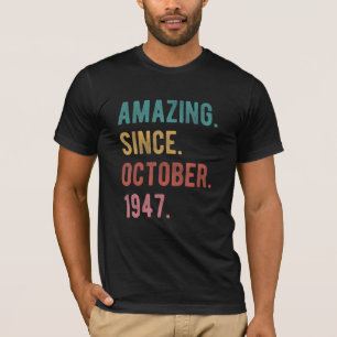 75 Jahre alt 75. Geburtstag Phantastisch seit 1. O T-Shirt