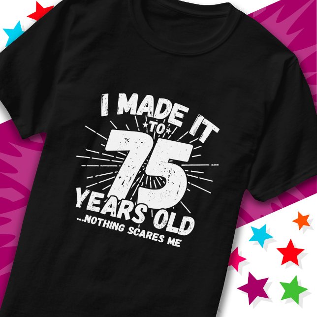 75 Jahre alt Sarcastic Meme Funny 75. Geburtstag T-Shirt (Von Creator hochgeladen)