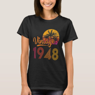 75 Jahre alt Vintage Geboren 1948 75. Geburtstag R T-Shirt