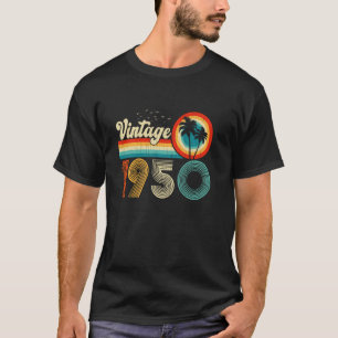 75 Jahre alte Geschenke Vintage 1950 Retro 75. Geb T-Shirt