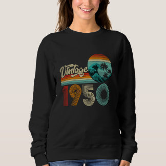 75 Jahre alte Geschenke Vintage Geboren 1950 75. G Sweatshirt