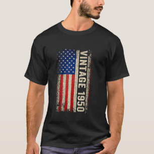 75 Jahre alte Vintage 1950 geboren 75. Geburtstag T-Shirt