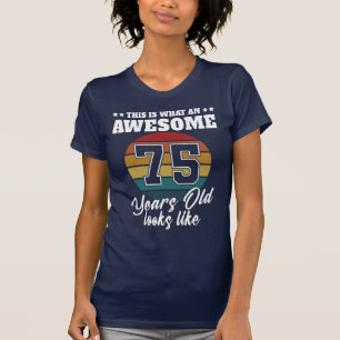 75 Jahre altes Geschenk für ihre 75. Geburtstagsfr T-Shirt