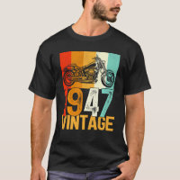 75 Jahre altes Retro-Motorrad Vintag 1947 75.