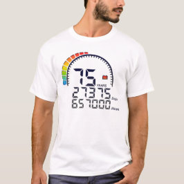 75 Jahre Jubiläumszähler T-Shirt