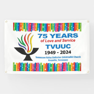 75 Jahre Liebe und Service Banner