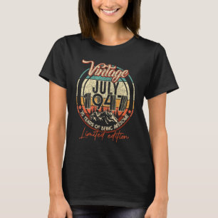 75 Jahre Phantastisch im Vintagen Juli 1947 T-Shirt