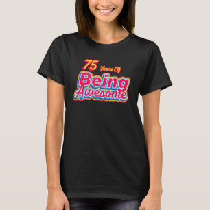 75 Jahre Phantastisch Retro Vintagen Geburtstag T-Shirt