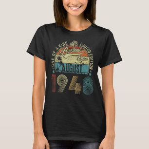 75 Jahre Phantastisch seit August 1948 75. Geburts T-Shirt