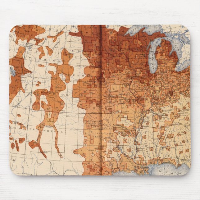 75 Proportion weiß ausländische Eltern Mousepad (Vorne)