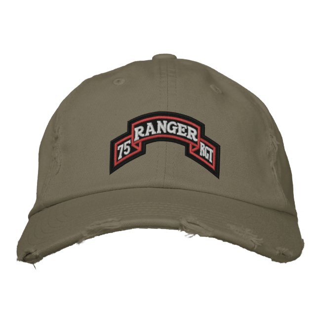 75. Ranger Bestickte Kappe (Vorderseite)