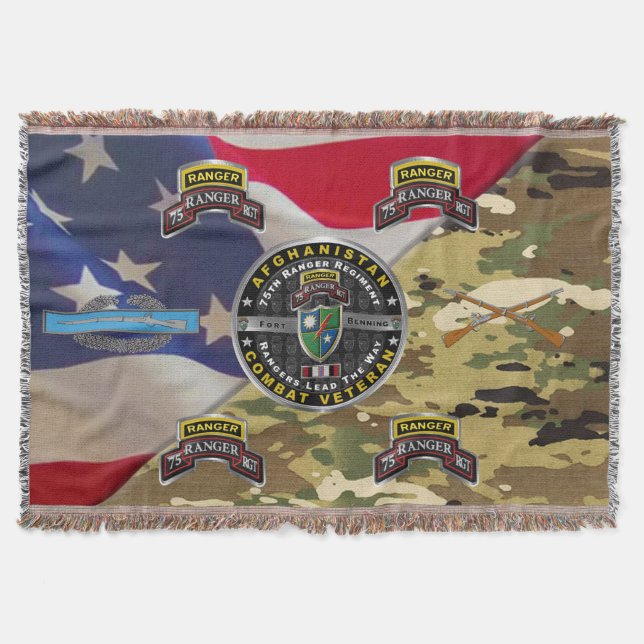 75. Ranger-Regiment Afghanistan-Veteran Decke (Vorderseite)