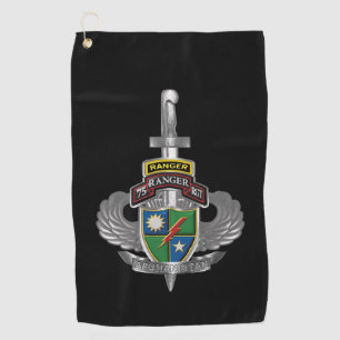 75. Ranger Regiment Afghanistan Veteran Golfhandtuch