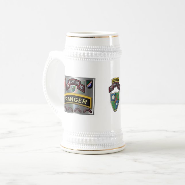 75. Ranger-Regiment  Bierglas (Vorderseite Links)