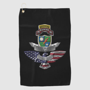 75. Ranger-Regiment  Golfhandtuch