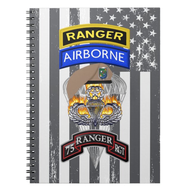 75. Ranger-Regiment  Notizblock (Vorderseite)