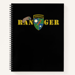 75. Ranger-Regiment Notizbuch