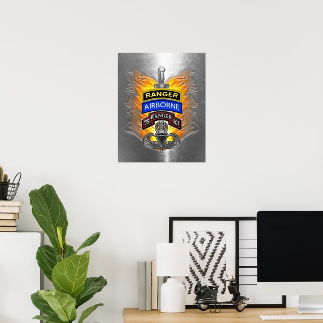 75. Ranger-Regiment Poster (Heimbüro)