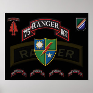 75. Ranger Regiment Poster
