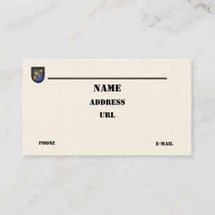 75. Ranger Regiment Rangers im Flugzeug Tierärzte  Visitenkarte