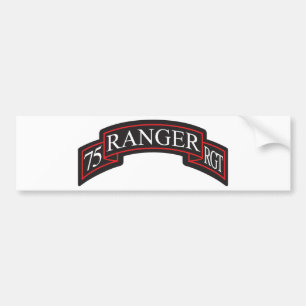 75. Ranger Regiment Scroll Autoaufkleber