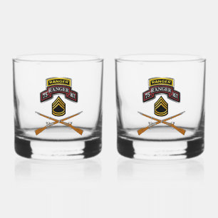 75. Ranger Regiment Sergeant First Class Whiskyglas