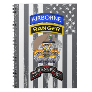 75. Ranger Regiment "Sua Sponte" Notizblock