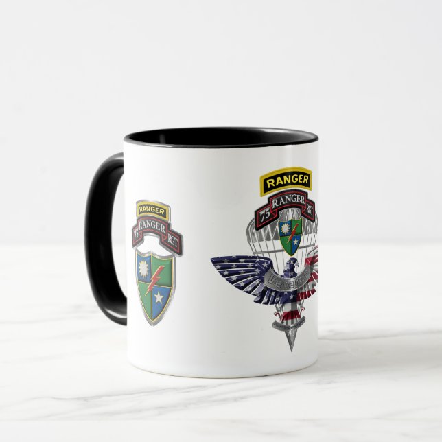 75. Ranger Regiment Veteran  Tasse (Vorderseite Links)